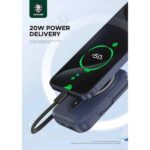 پاوربانک گرین لاین Monaco Magsafe ظرفیت 20000 میلی آمپر