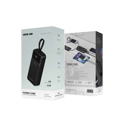 پاوربانک گرین لاین Power Tank ظرفیت 30000 میلی آمپر